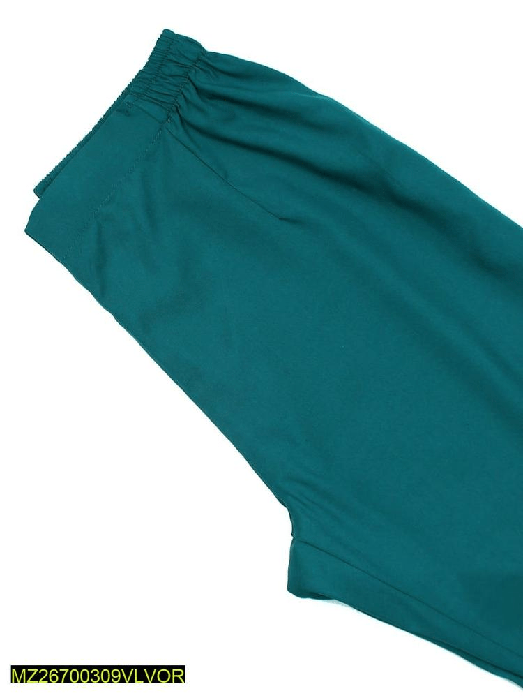 2 PCs women’s stitched premium blanded plain suits by Hooriya Baloch