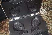 Taiyaki Pan Maker Japanese New Cake Fish Shape Waffle 2-Piece Baking H by Junior Curry