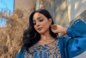 2 PCs women’s khaadi Embroidered suit by Hooriya Baloch