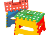 Portable folding stool by M. Bilal