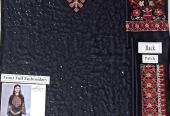 2 PCs Women’s Stitched Linen Embroidered Suit by Waleed Hassan