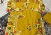 Women Linen Dress by Ali raza
