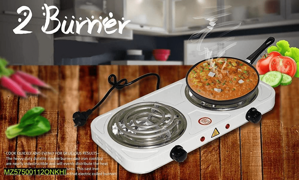 2 Electric Double Stove by Hanan Shafique