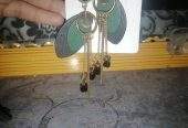 Beautiful entice jewellery in black and green colour by Muhammad Ahmed Ali