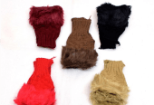 Women’s fur gloves by M. Bilal