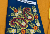  3 Pcs Women Unstitched Dhanak Embroidered Suit … Free home delivery by Muhammad Maqbool
