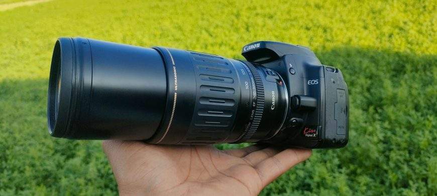 CANON 400D with 100_300mm lens (cash on delivery available) by zada raees16