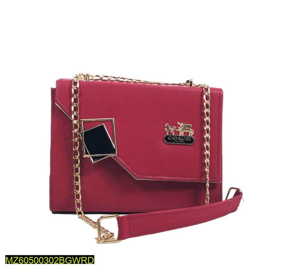 Women’s PU Leather plain crossbody bags by Muhammad Afaq
