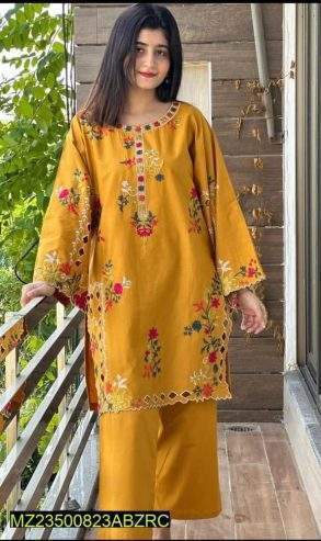 Women Linen Dress by Ali raza