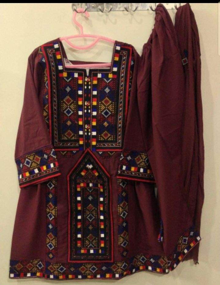 Balochi dress by Siraj Baloch