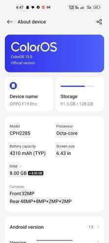 Oppo f19 pro by M amir