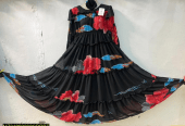 1 PCs women’s stitched chiffon printed suit by Hooriya Baloch