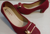 Women’s Rexine Heels Kot Shoes …. Free home delivery by Muhammad Maqbool