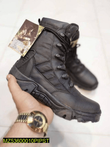 Mens comfortable boots black delta by Kashif Raza
