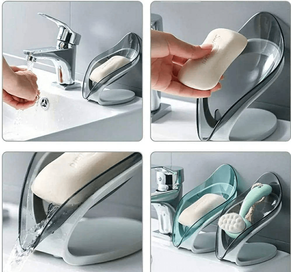Leaf Shaped smart soap holdr by M. Bilal