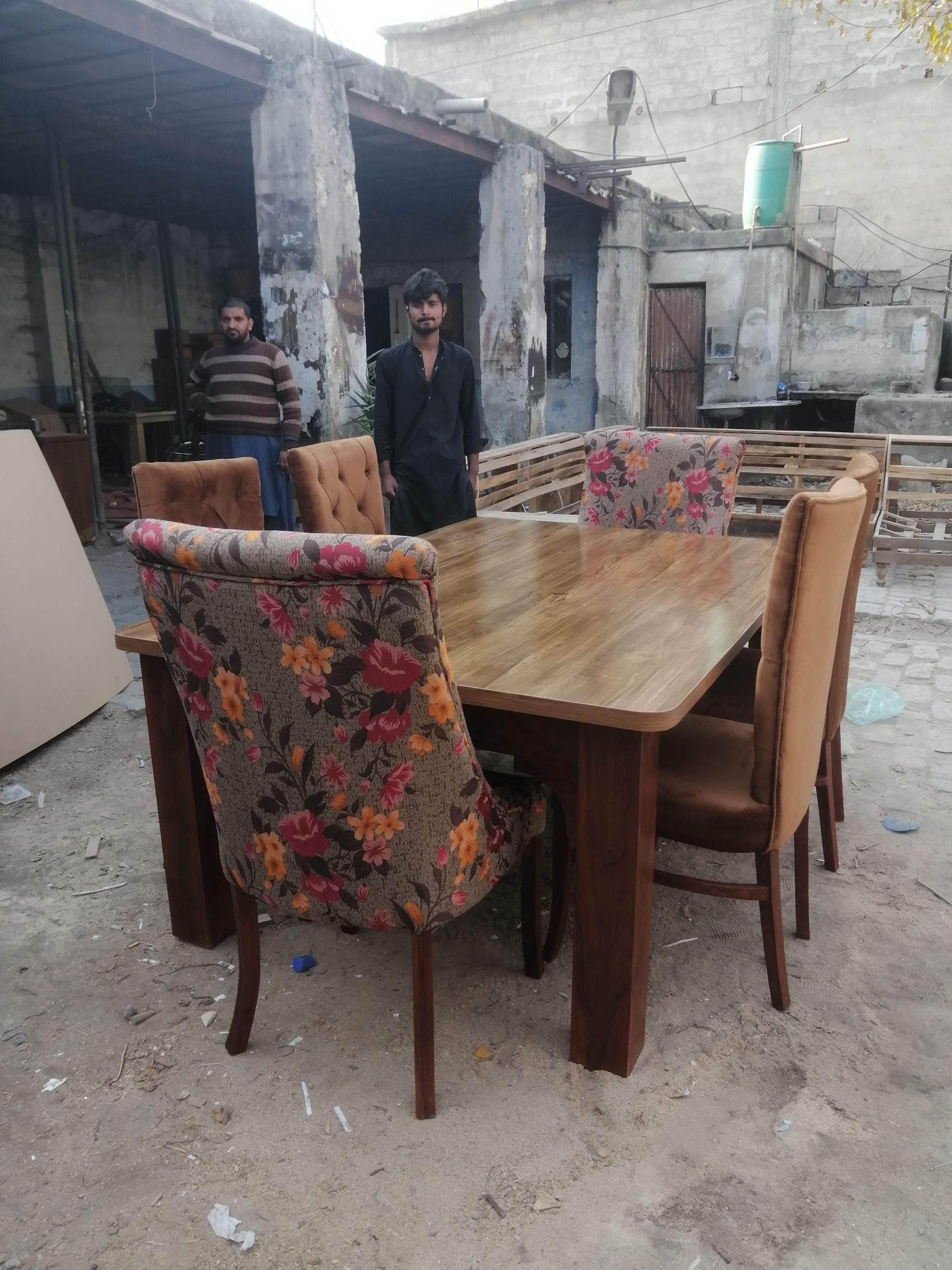 We made dinnings on order by Furniture World Islamabad Pvt REG SECP