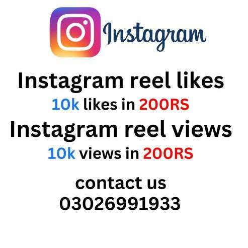Instagram followers likes views available by Anas Zahoor