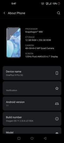 OnePlus 9pro 5g 12gb 256 with box charger by Battle 087 YT