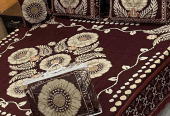 4 Pcs Velvet Jacquard Double Bedsheet … Free home delivery by Muhammad Maqbool