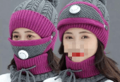 Beanie wool cap, Neck warmer and Mask with free home delivery 😇 by Muhammad Afaq