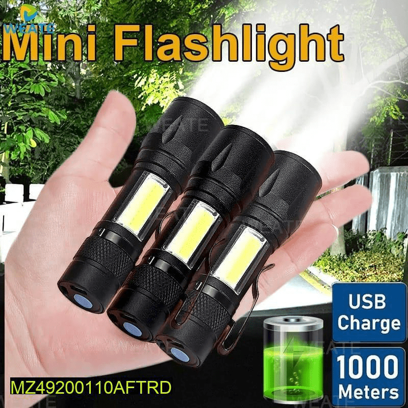 Portable rechargeable mini flash light by Abdul Jabar