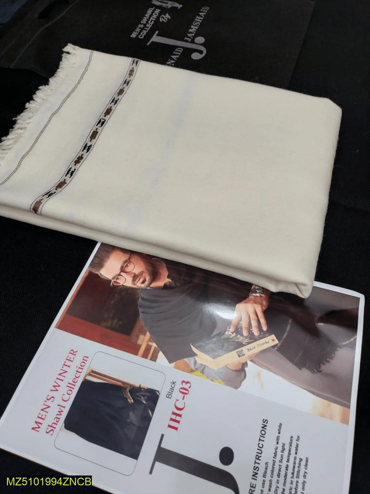 Men’s woolen shawl by Muzamil Hussain