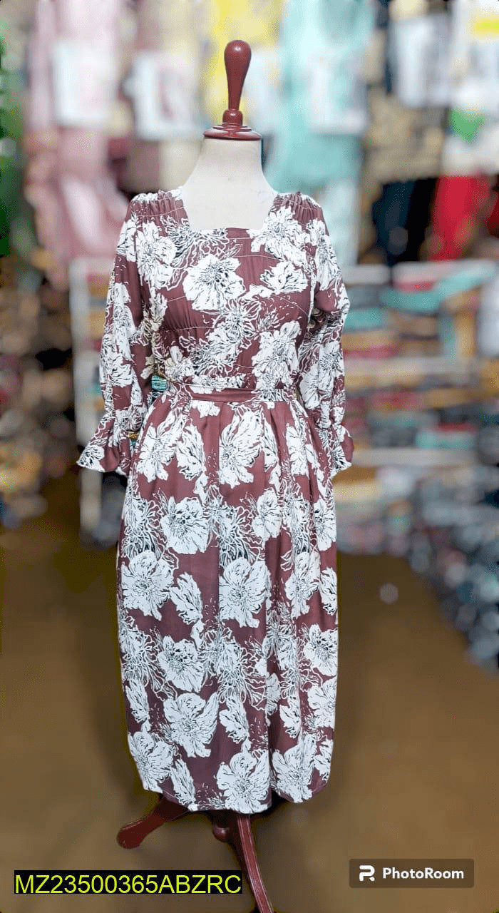 Printed Chiffon Maxi by Hanan Shafique