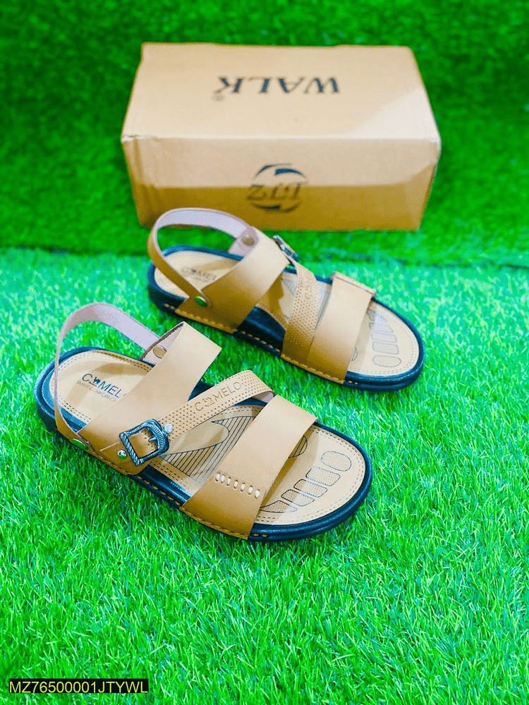 Men’s Rexine causal slippers by Cute Khan