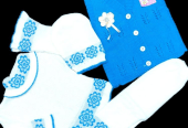 4 PCs baby girl stiched wool suit by Hooriya Baloch