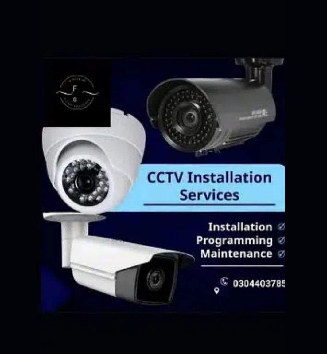 CCTV Security cameras Installation and Services by Usman Malik
