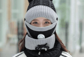 Beanie wool cap, Neck warmer and Mask with free home delivery 😇 by Muhammad Afaq