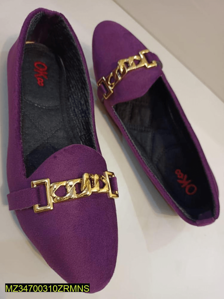Women’s velvet casual Pumps by Muhammad Afaq