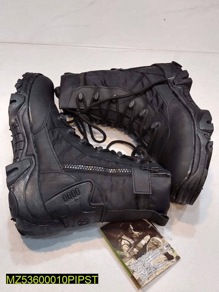 Mens comfortable boots black delta by Kashif Raza