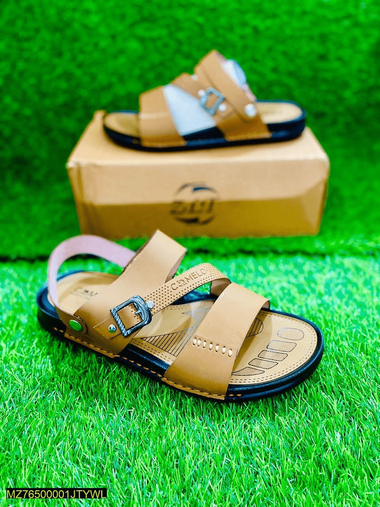 Men’s Rexine causal slippers by Cute Khan