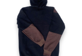 1 pc stitched fleece embroidered Hoodie by Sohail Lakhair
