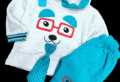 2 PCs baby boy stiched fleece printed suit by Hooriya Baloch
