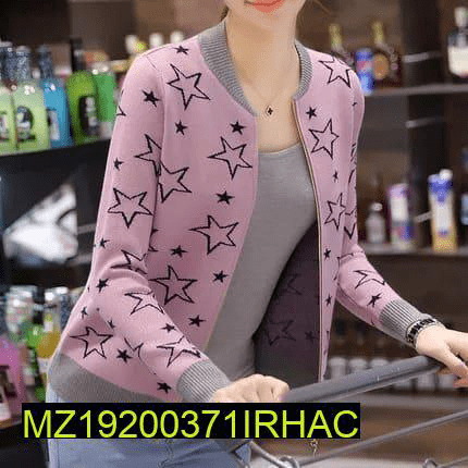 Women’s stitched Fleece Printed Zipper Jacket❤️ by Muhammad Afaq