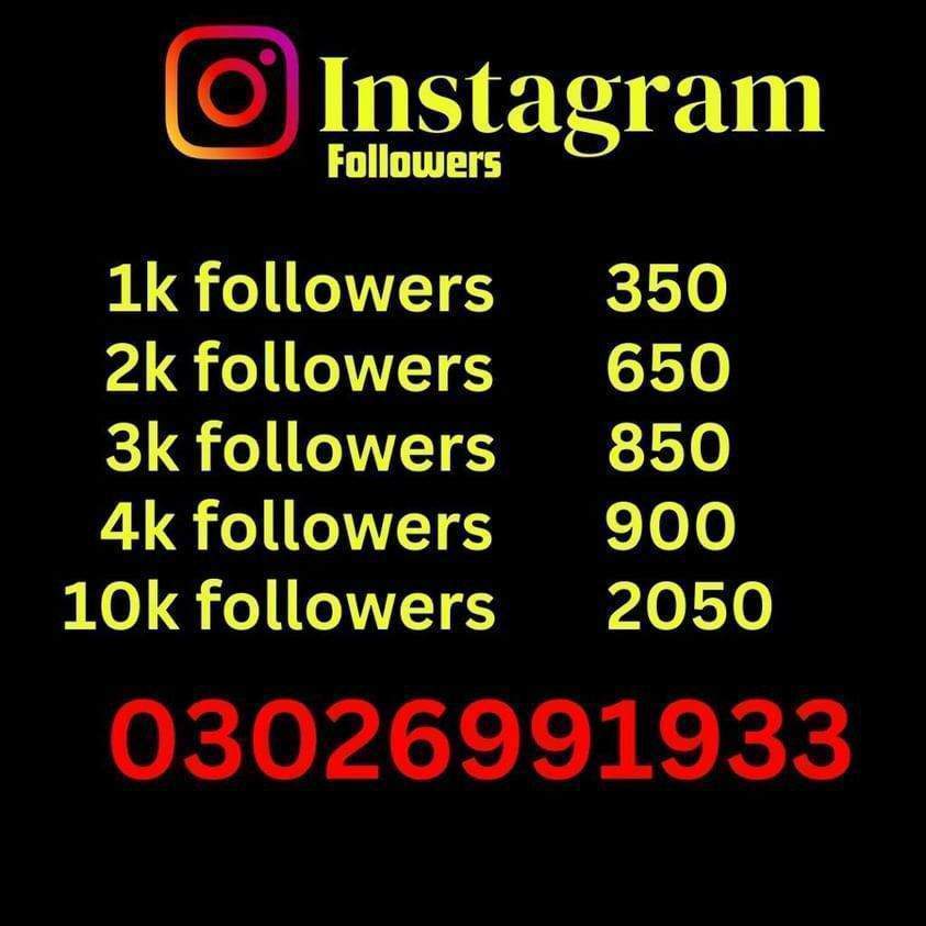 Instagram followers by Anas Zahoor
