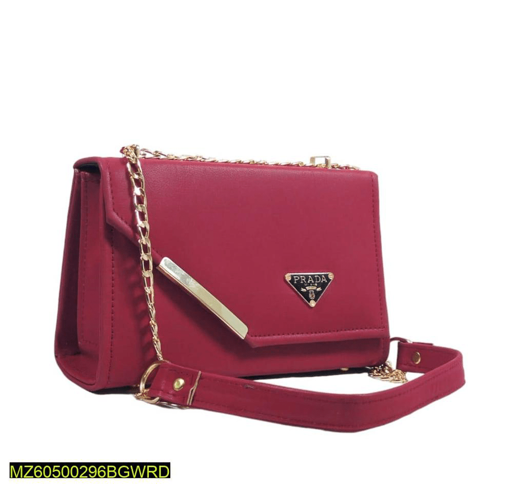 Women’s PU Leather plain crossbody bags by Muhammad Afaq