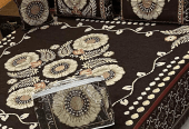 4 Pcs Velvet Jacquard Double Bedsheet … Free home delivery by Muhammad Maqbool