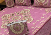 4 Pcs Velvet Jacquard Double Bedsheet … Free home delivery by Muhammad Maqbool