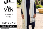 Men’s woolen shawl by Muzamil Hussain
