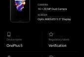 ONE PLUS 5 FOR SALE by Mobeen Sha