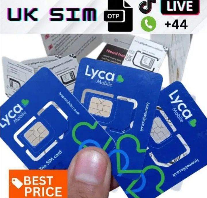 UK Physical Sims Life time.Delivery free by Shafiq Ur Rehman Alvi