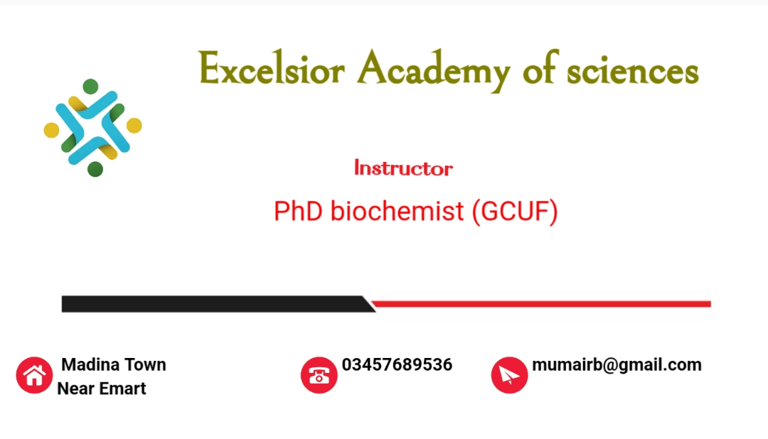 Online Tutor available for Science and Biology students by Umair Basra