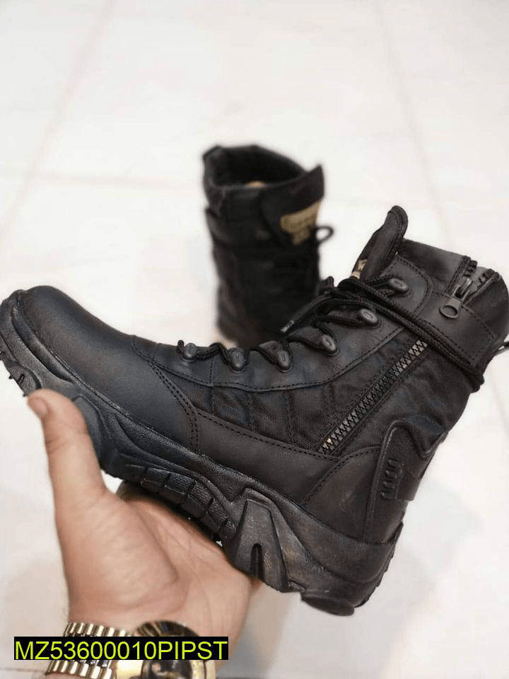 Mens comfortable boots black delta by Kashif Raza