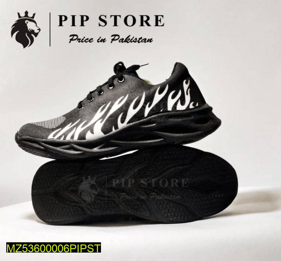 Men’s Rabber comfortable joggers White Fire by Gulzar Ahmed