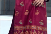 2 PCs women stiched linen suit by ONE SHOT YT 6