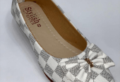 Women’s Rexine casual pumps by Muhammad Afaq