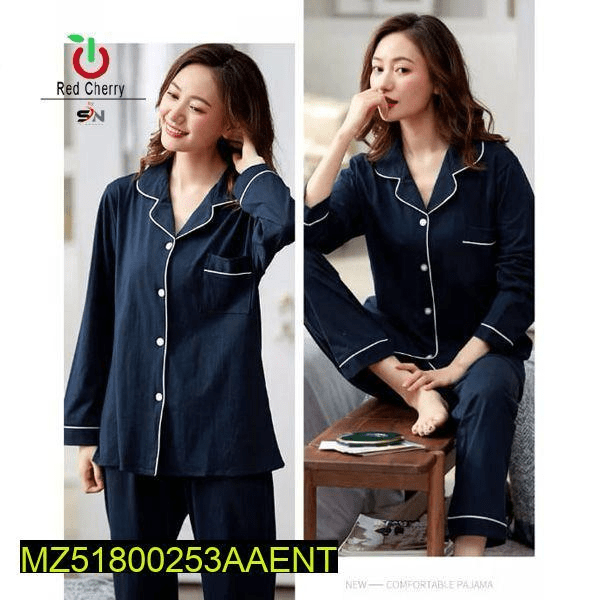 Women’s stiched silk sleepwear by Hooriya Baloch